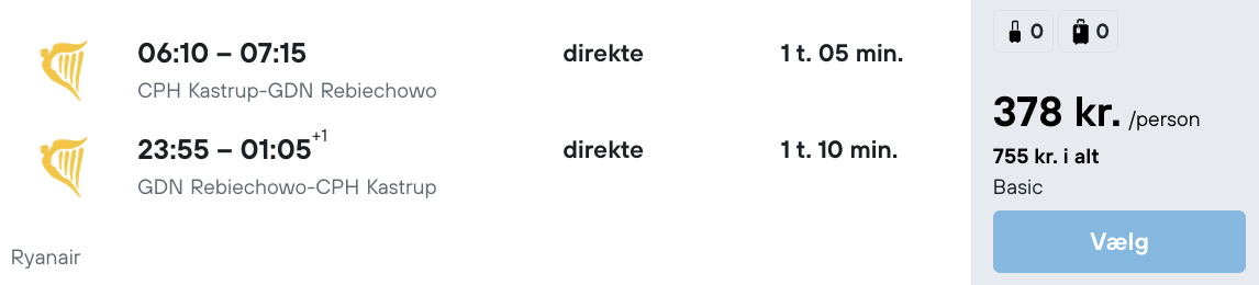 Gdansk tilbud - Rejs365