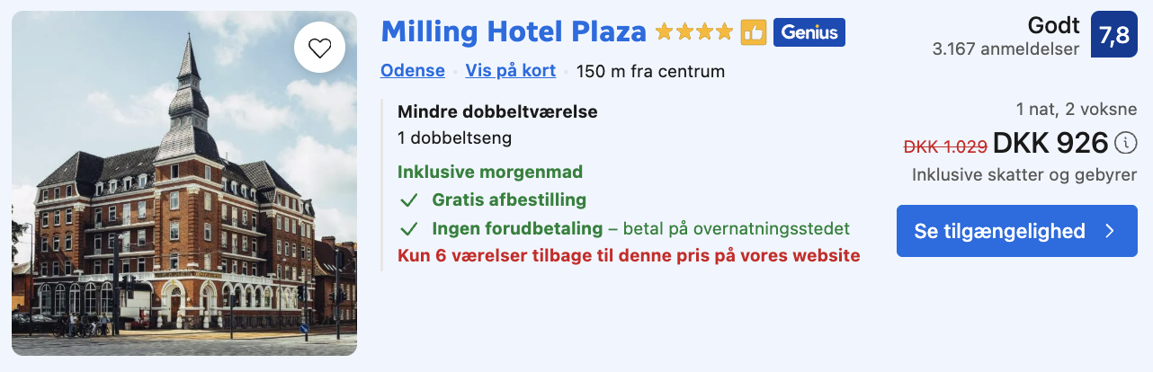 Odense tilbud - Rejs365