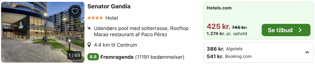 Hotel Gandia - Rejs365