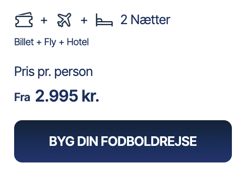 Fodbold tilbud - Rejs365