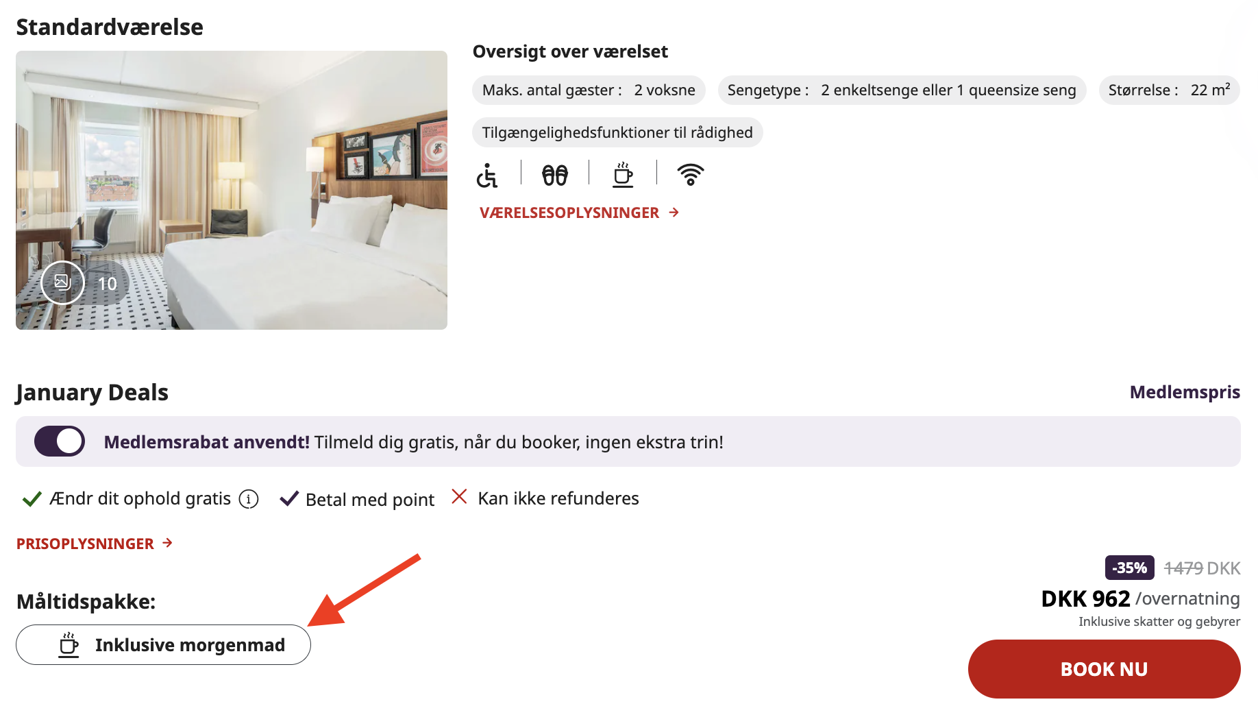 Radisson Blu Scandinavia Hotel Aarhus tilbud - Rejs365