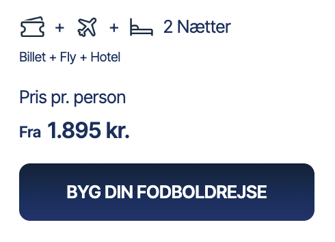 Fodbold tilbud - Rejs365