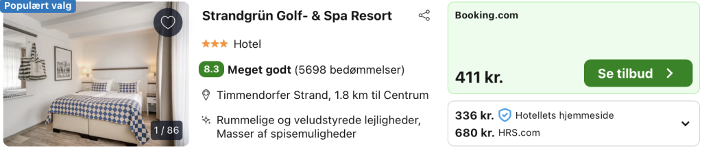 Strandgrün Golf & Spa - Rejs365