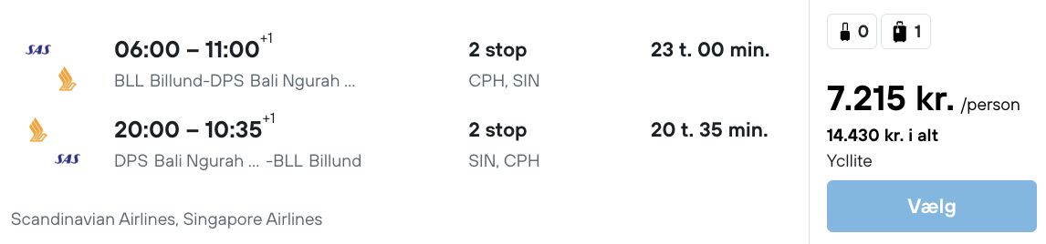 Bali tilbud - Rejs365