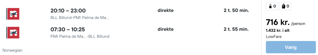 Billund - Mallorca - Rejs365