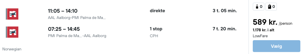 Aalborg - Mallorca - Rejs365