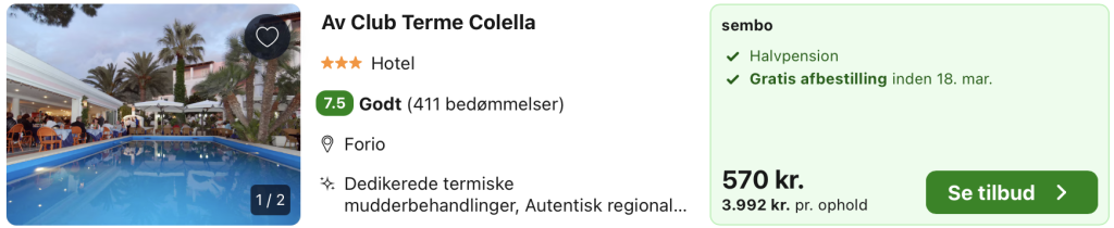 Hotel Ischia - Rejs365