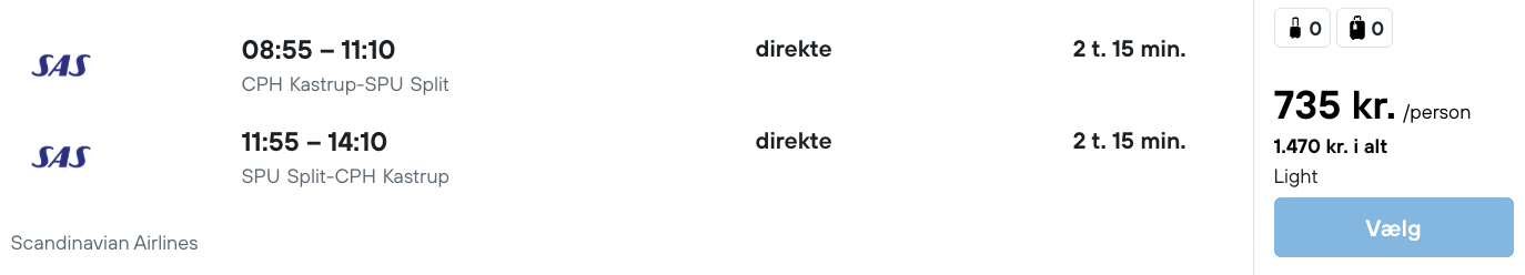 Trogir tilbud - Rejs365