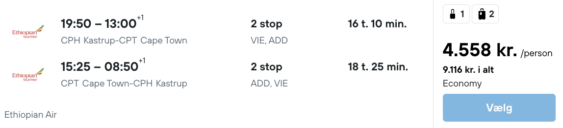 Cape Town tilbud - Rejs365