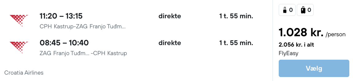 Zagreb tilbud - Rejs365