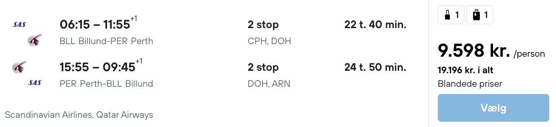 Vestaustralien tilbud - Rejs365