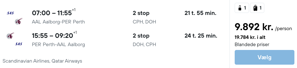 Vestaustralien tilbud - Rejs365