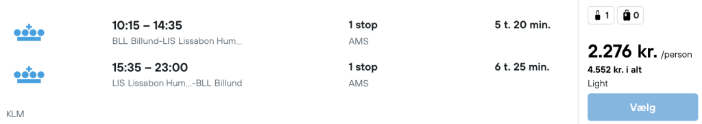Billund - Lissabon - Rejs365