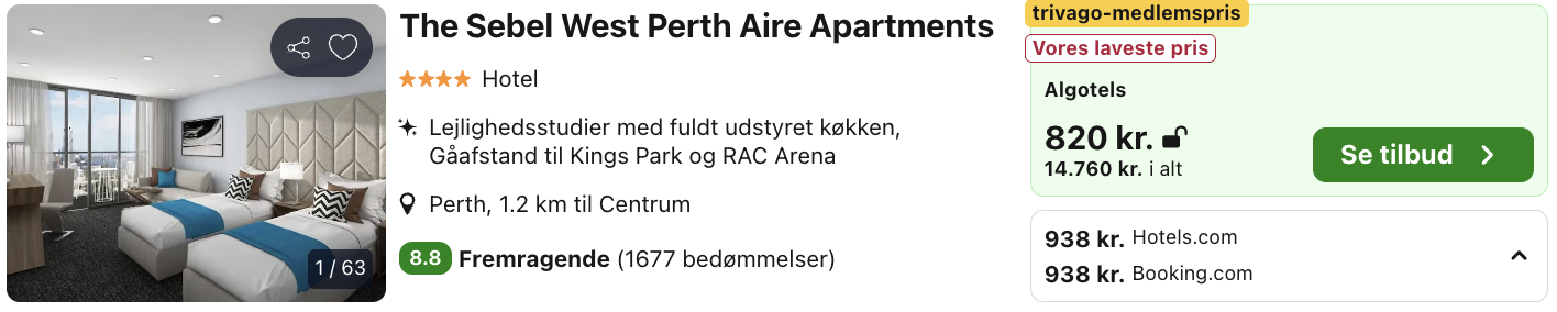 Vestaustralien tilbud - Rejs365