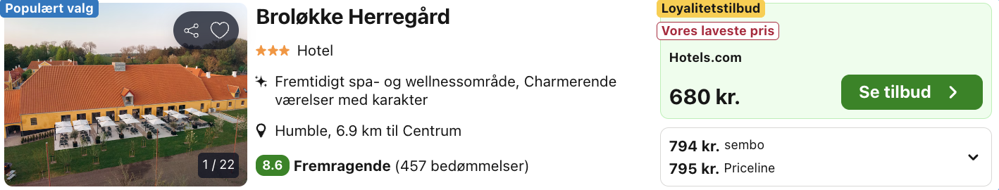 Broløkke tilbud - Rejs365