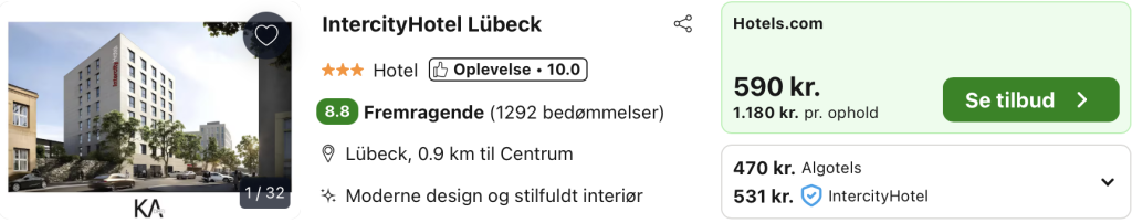 Hotel Lübeck - Rejs365
