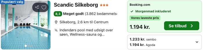 Se det aktuelle tilbud til Scandic Silkeborg
