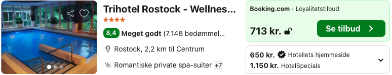 Se det aktuelle tilbud til Trihotel Rostock Wellnesshotel Adults Only