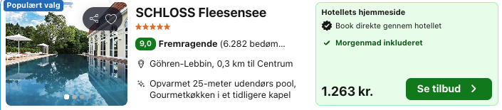 Se det aktuelle tilbud til Resort Schloss Fleesensee Göhren Lebbin