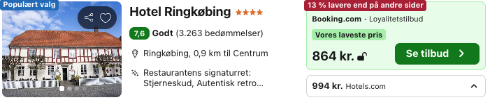 Se det aktuelle tilbud til Ringkøbing