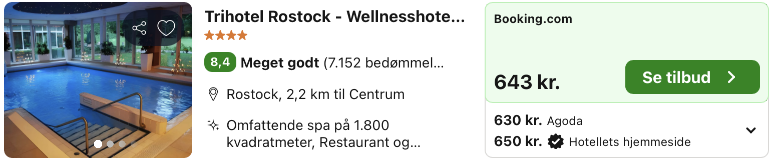 Se det aktuelle tilbud til Trihotel Rostock Wellnesshotel Adults Only