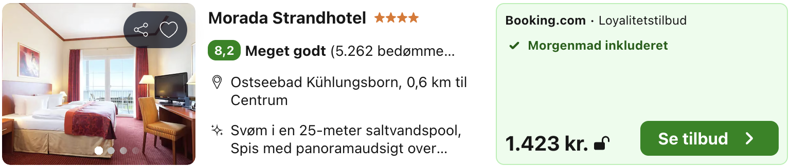 Se det aktuelle tilbud til Morada Strandhotel Ostseebad Kühlungsborn