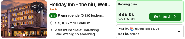 Se det aktuelle tilbud til Holiday Inn The Niu Welly Kiel