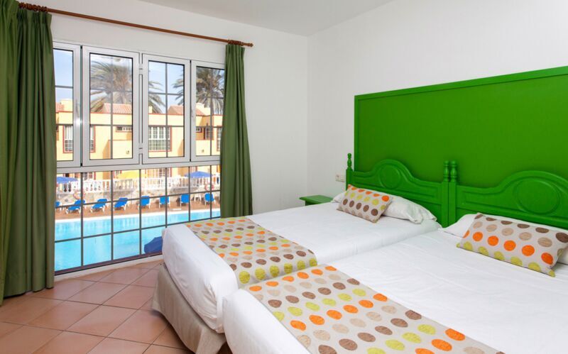 3-værelses lejlighed på etage på hotel Maxorata Beach i Corralejo, Fuerteventura.