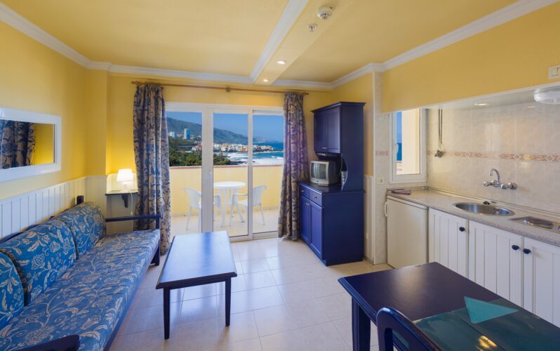 2-værelses lejlighed på hotel Teneguia i Puerto de la Cruz, Tenerife.
