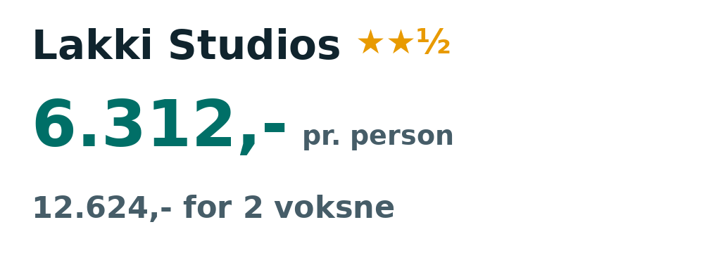 Prisoversigt fra København: 20. maj - 3. jun 27, 14 nætter, 6.312,- pr. person